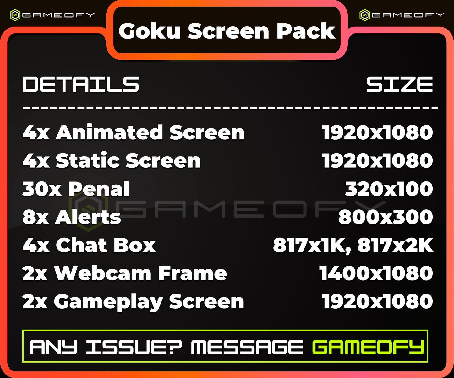 Anime Energy Stream Pack | Animated + Static Twitch Screens | Overlay, Chat Box, Alerts & Panels | Streaming Graphics