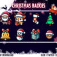 Christmas Badge Pack – Festive Twitch/Discord Sub Icons (Base to 3 Years)