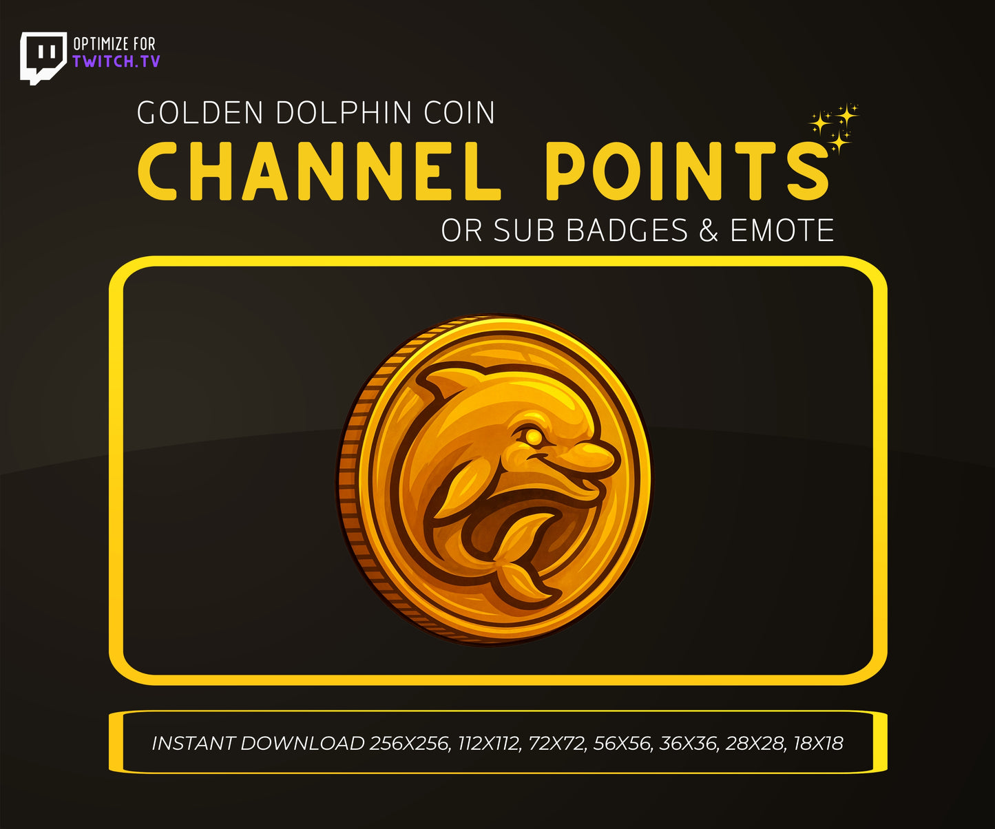 Golden Dolphin Coin | Premium Digital Collectible & Gaming Design