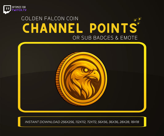 Golden Falcon Coin | Premium Digital Collectible & Fantasy Coin Design