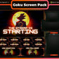Anime Energy Stream Pack | Animated + Static Twitch Screens | Overlay, Chat Box, Alerts & Panels | Streaming Graphics