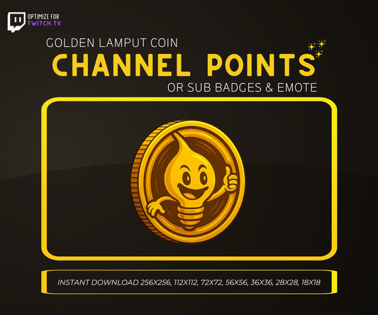 Golden Lamput Coin | Premium Digital Collectible & Fantasy Coin Design