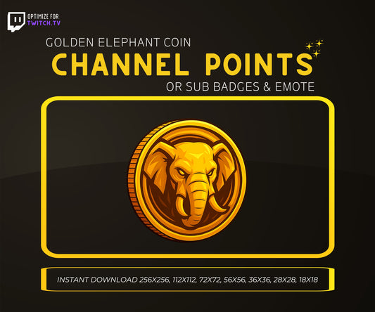 Golden Elephant Coin | Premium Digital Collectible & Luxury Coin Design