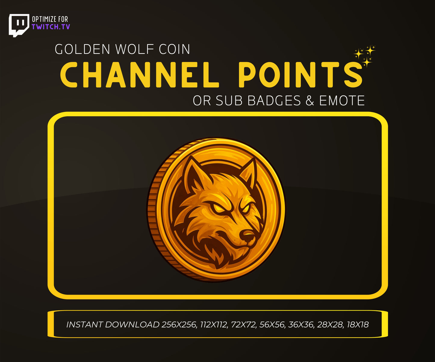 Golden Wolf Coin | Premium Digital Collectible & Gaming Design
