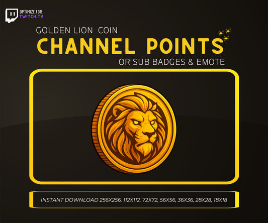 Golden Lion Coin | Premium Digital Collectible & Gaming Coin Design  📝 Description: