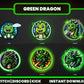 6 Dragon Badges | Epic Twitch, YouTube & Discord Streaming Sub Badges