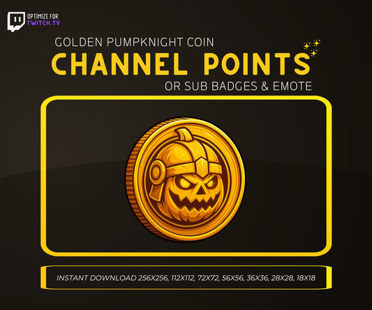 Golden Pumpkinnight Coin | Premium Digital Collectible & Fantasy Coin Design