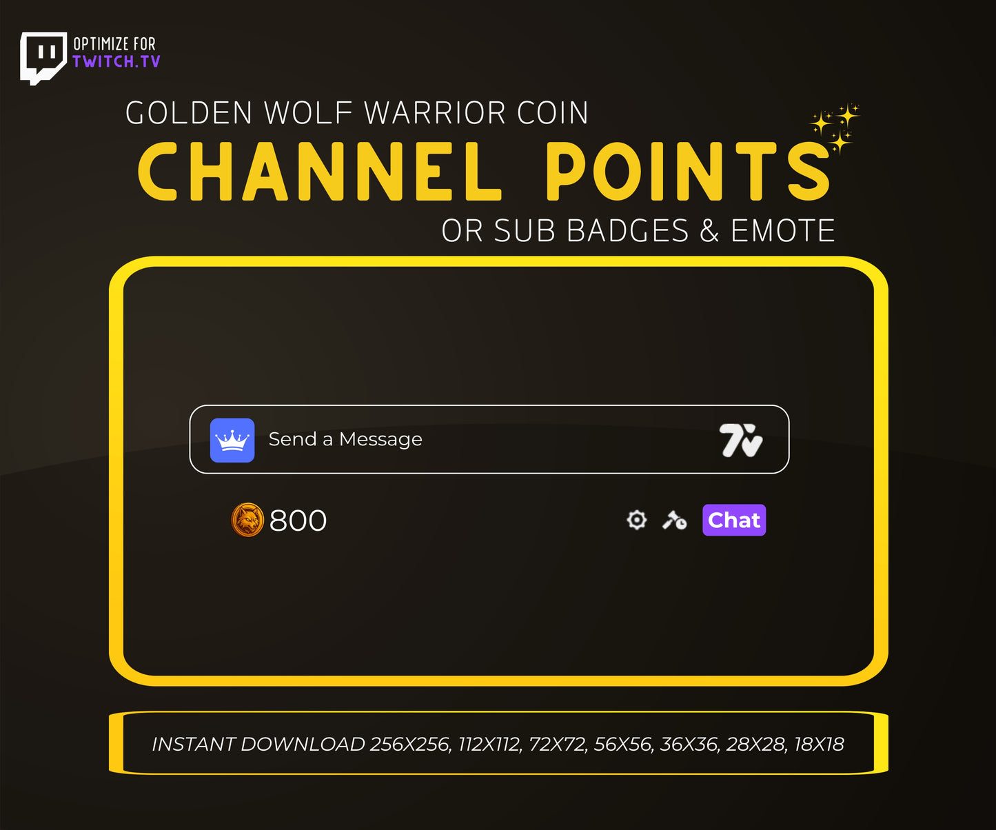 Golden Wolf Coin | Premium Digital Collectible & Gaming Design