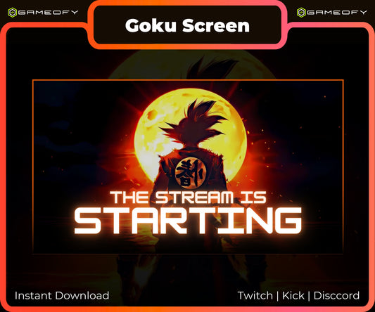 Anime Energy Stream Pack | Animated + Static Twitch Screens | Overlay, Chat Box, Alerts & Panels | Streaming Graphics