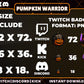 6 Pumpkin Warrior Badges | Halloween Twitch, YouTube & Discord Sub Badges