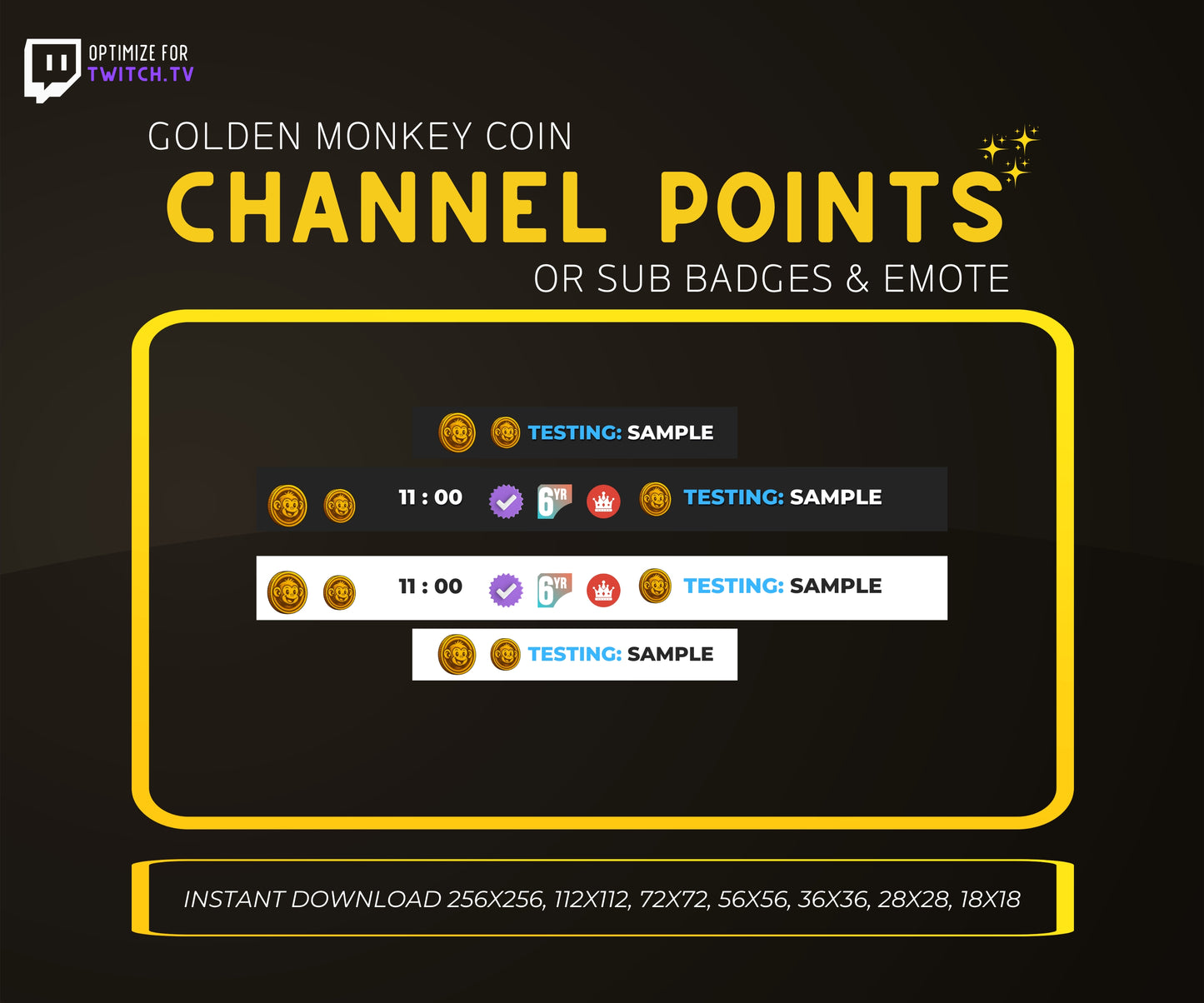 Golden Monkey Coin | Premium Digital Collectible & Gaming Coin Design