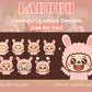 Labubu Emote Set (8) | Cute Twitch, Discord & YouTube Streaming Emotes