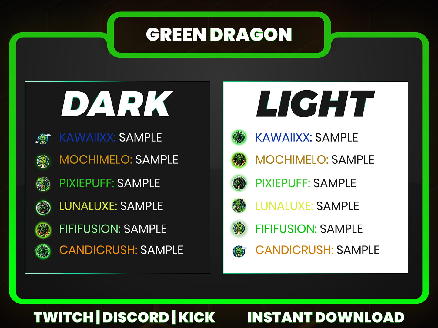 6 Dragon Badges | Epic Twitch, YouTube & Discord Streaming Sub Badges