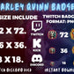 Harley Quinn Badge Pack – Twitch/Discord Sub Icons (Base to 1 Year)
