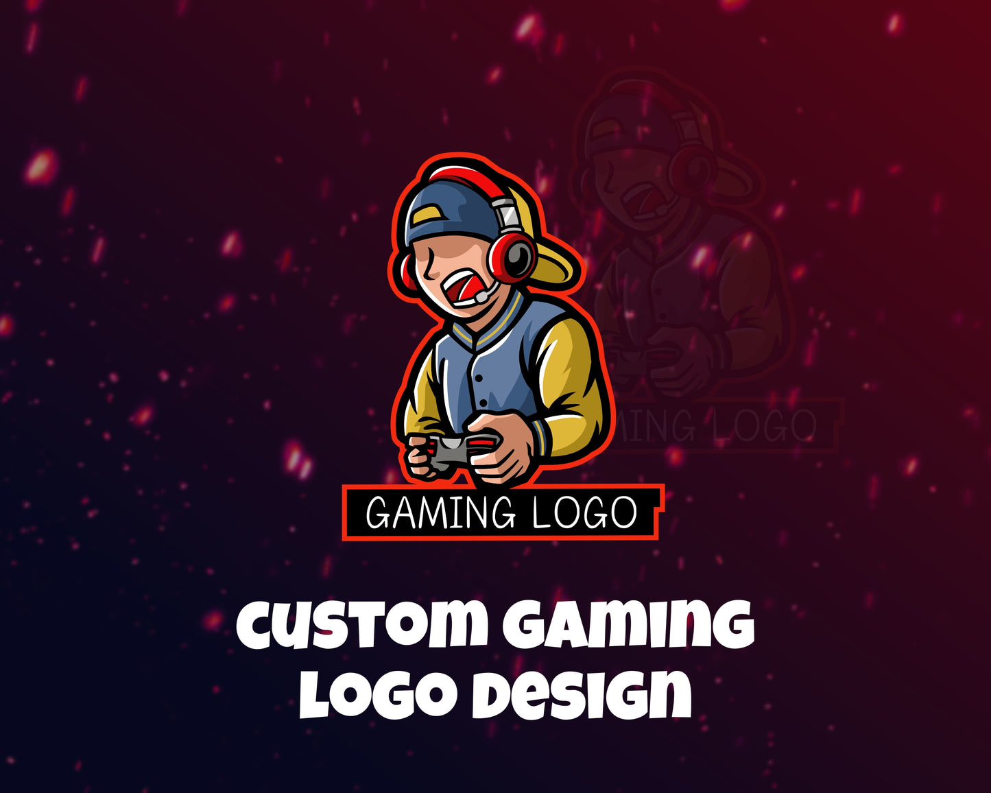 Custom Gamer Logo + Streamer Banner & Animated Intro Pack