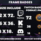 Captain Shield Badge Pack – Heroic Twitch/Discord Sub Icons (Base to 9 Months)