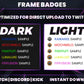 Captain Shield Badge Pack – Heroic Twitch/Discord Sub Icons (Base to 9 Months)