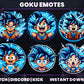 Kid Goku 6 Emotes Pack – Classic Dragon Ball Inspired Twitch & Discord Emotes | Digital Download (28/56/112 px)
