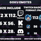 Kid Goku 6 Emotes Pack – Classic Dragon Ball Inspired Twitch & Discord Emotes | Digital Download (28/56/112 px)