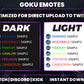 Kid Goku 6 Emotes Pack – Classic Dragon Ball Inspired Twitch & Discord Emotes | Digital Download (28/56/112 px)