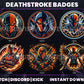Deathstroke Stream Badges – 6 Subscriber Badges (Base to 1 Year)
