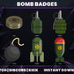 Bomb Badge Pack – Explosive Twitch/Discord Sub Icons (Base to 1 Year)