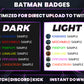 Batman Twitch Badges – Twitch, Discord, Kick (Base to 1 Year)