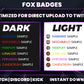 Fox Badge Pack – Clever Twitch/Discord Sub Icons (Base to 1 Year)