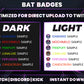 Bat Evolution Sub Badges | Base to 1 Year Loyalty Badge Set for Twitch, Kick & Discord