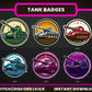 Tank Badge Pack – Military Sub Icons (Base to 1 Year)