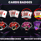 Card Suit Badge Pack – Playing Card Twitch/Discord Sub Icons (Base to 3 Years)