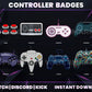 Controller Badge Pack – Gamer Twitch/Discord Sub Icons (Base to 3 Years)