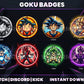 8 Goku Timeline Badge Collection – Dragon Ball Twitch/Discord Sub Icons (Base to 1 Year)