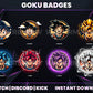 Ultra Instinct Goku Badge Pack – Dragon Ball Twitch/Discord Loyalty Badges (Base to 3 Years)