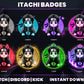 Itachi Uchiha Twitch Badges | Base to 3 Year Anime Sub Badges for Streamers (Twitch | Discord | Kick)