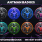Ant-Man Sub Badges | Base to 3 Year Marvel-Inspired Evolution Badge Set for Streamers