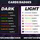 Card Suit Badge Pack – Playing Card Twitch/Discord Sub Icons (Base to 3 Years)