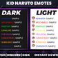 Kid Naruto 8 Emotes Pack – Cute Anime Twitch & Discord Emotes | Digital Download (28/56/112 px)