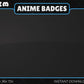 Goku Badges Base to 3 Year | Anime Twitch, YouTube & Discord Sub Badges Progression Set
