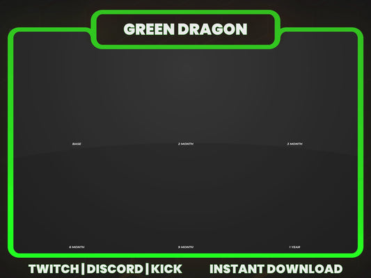 6 Dragon Badges | Epic Twitch, YouTube & Discord Streaming Sub Badges