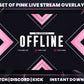 Set of Pink Live Stream Overlay | Cute Twitch, YouTube & Gaming Stream Package