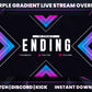 Purple Gradient Live Stream Overlay | Modern Twitch, YouTube & Gaming Stream Package