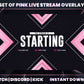 Set of Pink Live Stream Overlay | Cute Twitch, YouTube & Gaming Stream Package