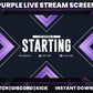 Purple Live Stream Overlay | Stylish Twitch, YouTube & Gaming Stream Package