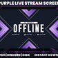 Purple Live Stream Overlay | Stylish Twitch, YouTube & Gaming Stream Package